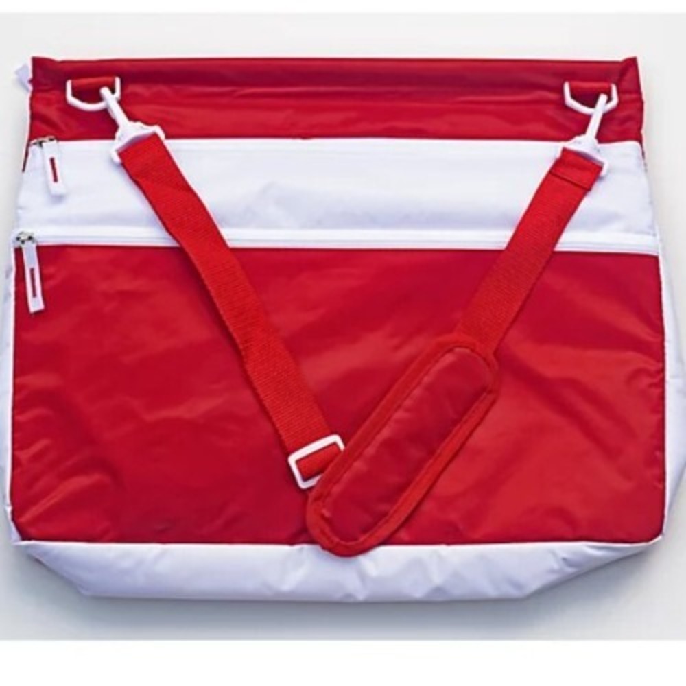Malibu Beach Gear Multi-Purpose Tote Bag & Cooler Red/White F32481